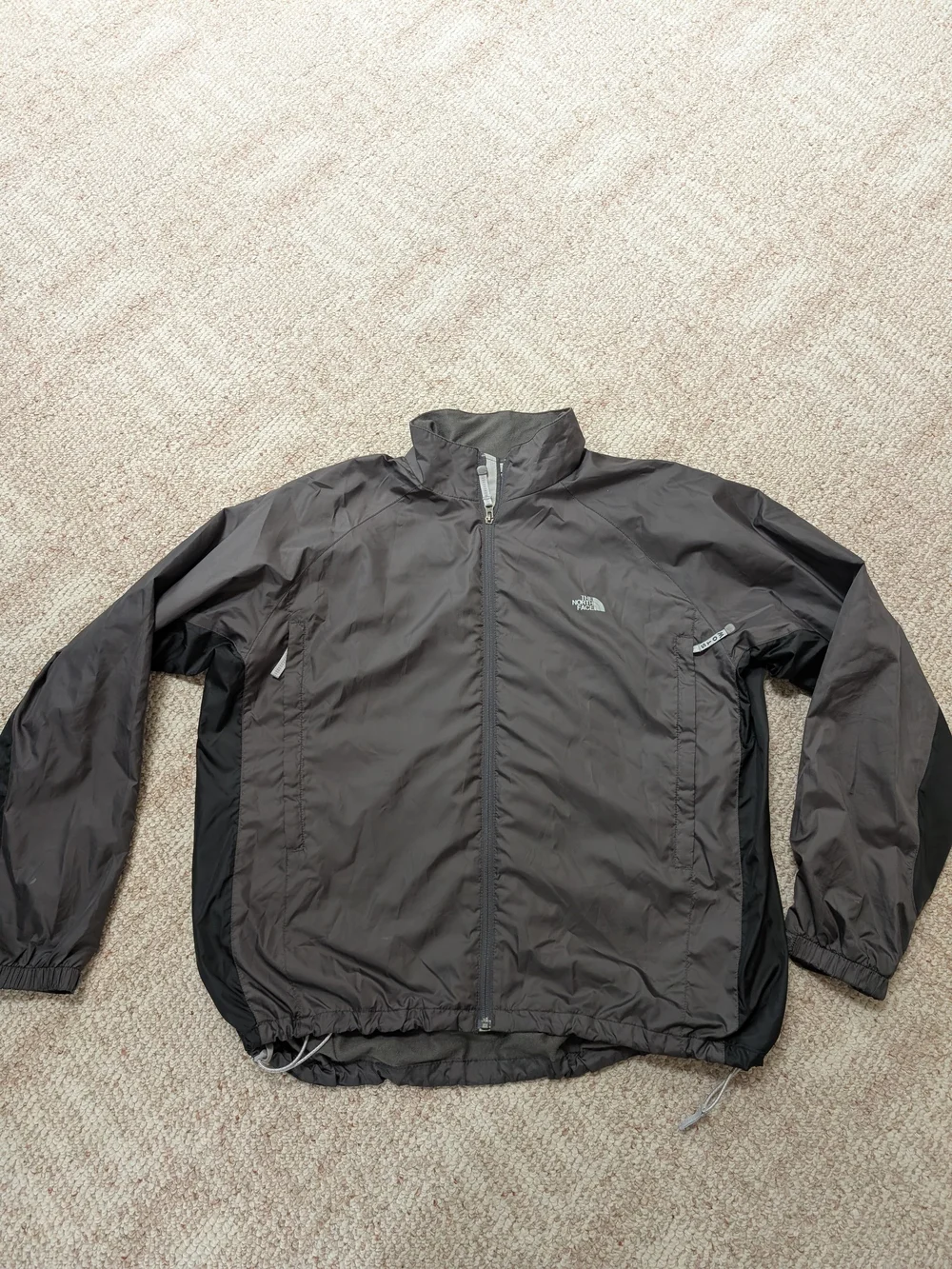 The North Face Men's Gray Windbreaker Jacket